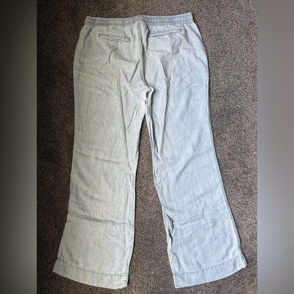 Level99 Light Blue Linen Lounge Pants - Picture 4 of 5